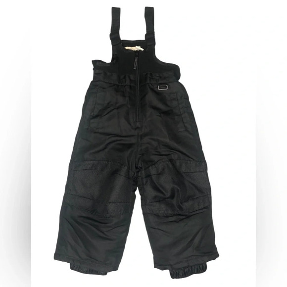 Cherokee Black Unisex Snow Bibs 18M - Picture 1 of 6